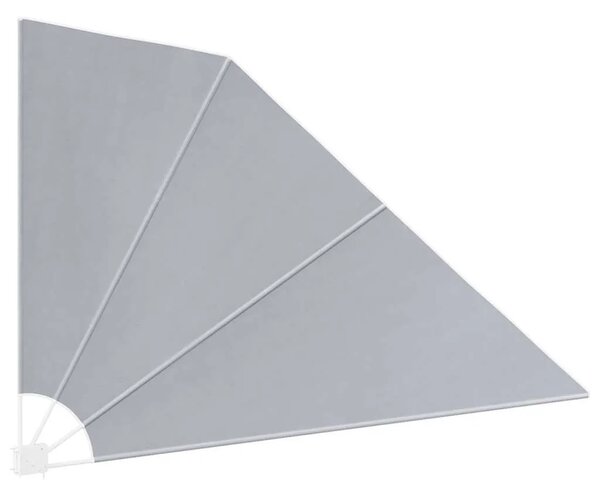 Sklopiva bočna tenda siva 160 x 240 cm - Siva