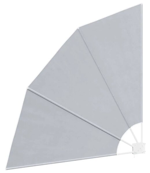 Sklopiva bočna tenda siva 140 x 140 cm - Siva 140 x 140 cm