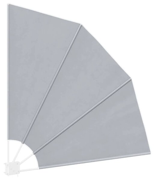 Sklopiva bočna tenda siva 140 x 140 cm - Siva 140 x 140 cm