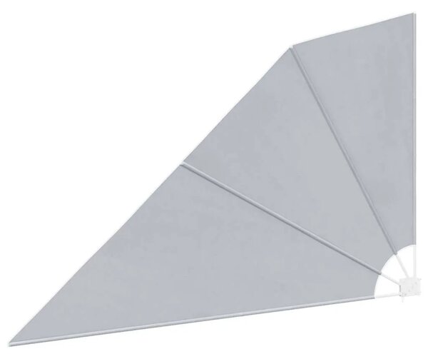 Sklopiva bočna tenda siva 160 x 240 cm - Siva