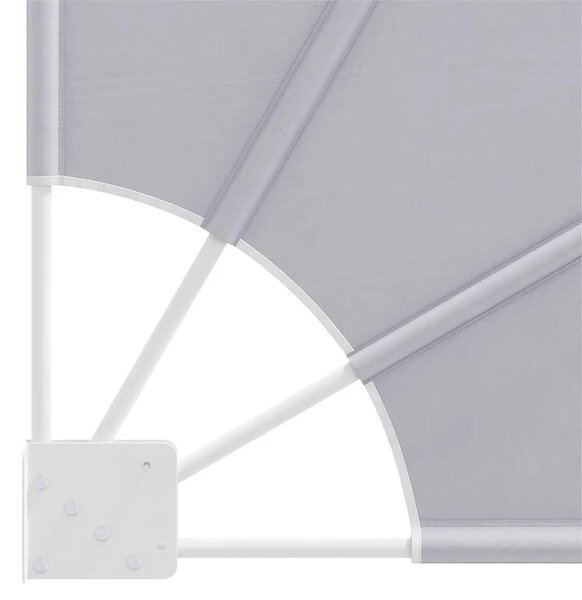 Sklopiva bočna tenda siva 160 x 240 cm - Siva
