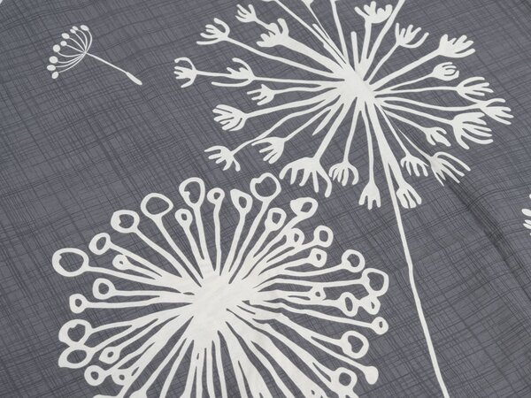 Pamučna posteljina SOFT MEADOW siva Dimenzije posteljine: 70 x 90 cm | 140 x 200 cm