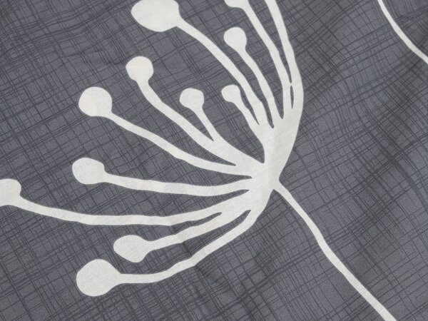 Pamučna posteljina SOFT MEADOW siva Dimenzije posteljine: 70 x 90 cm | 140 x 200 cm