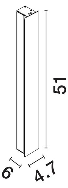 PATH VANJSKA ZIDNA SVJETILJKA LED 11 Watt 150Lm 3000K IP65 CRNA NL9030707