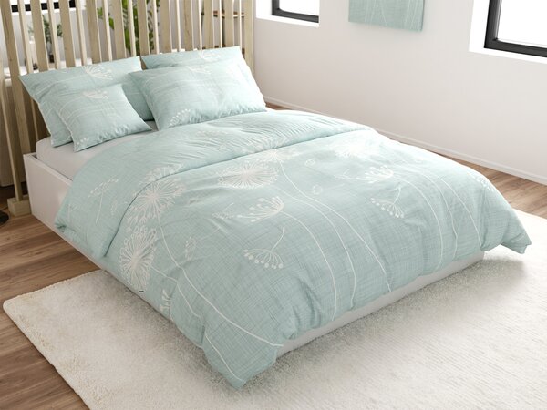 Pamučna posteljina SOFT MEADOW zelena Dimenzije posteljine: 70 x 90 cm | 140 x 200 cm