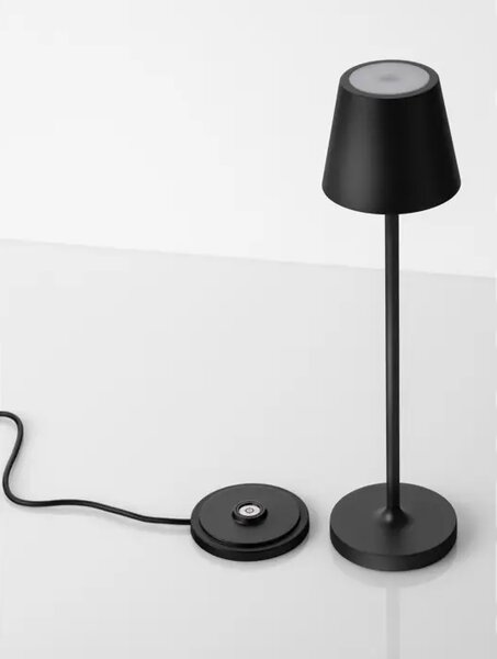 PETIT STOLNA LAMPA LED 2 Watt 3.7 Volt 101Lm 3000K IP54 CRNA NL9030715