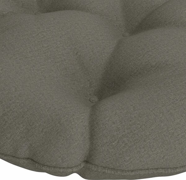 Papasan jastučić VIANEN 100% poliester Siva Ø 100 x 12 cm - Siva 100 x 100 x 12 cm