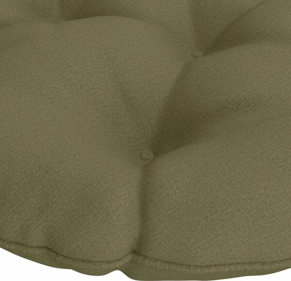 Papasan jastučić VIANEN 100% poliester Maslinastozelena - Maslinastozelena 100 x 100 x 12 cm