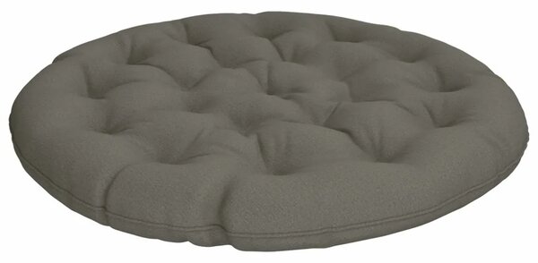 Papasan jastučić VIANEN 100% poliester Siva Ø 100 x 12 cm - Siva 100 x 100 x 12 cm