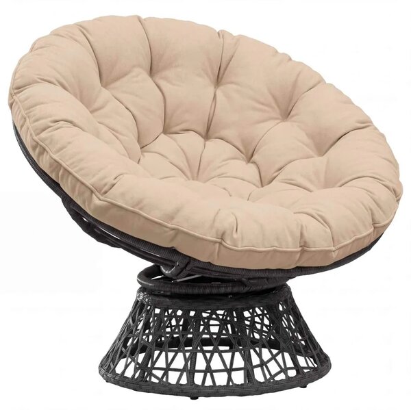Papasan jastučić VIANEN 100% poliester Krem Ø 100 x 12 cm - Krem 100 x 100 x 12 cm