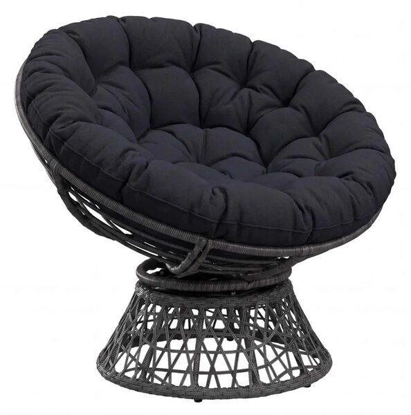 Papasan jastučić VIANEN 100% poliester Tamno plava - Tamno plava 100 x 100 x 12 cm