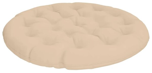 Papasan jastučić VIANEN 100% poliester Krem Ø 100 x 12 cm - Krem 100 x 100 x 12 cm