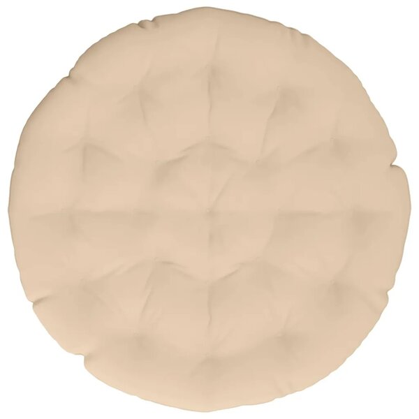 Papasan jastučić VIANEN 100% poliester Krem Ø 100 x 12 cm - Krem 100 x 100 x 12 cm