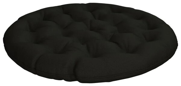 Papasan jastučić VIANEN 100% poliester Crna Ø 100 x 12 cm - Crna 100 x 100 x 12 cm