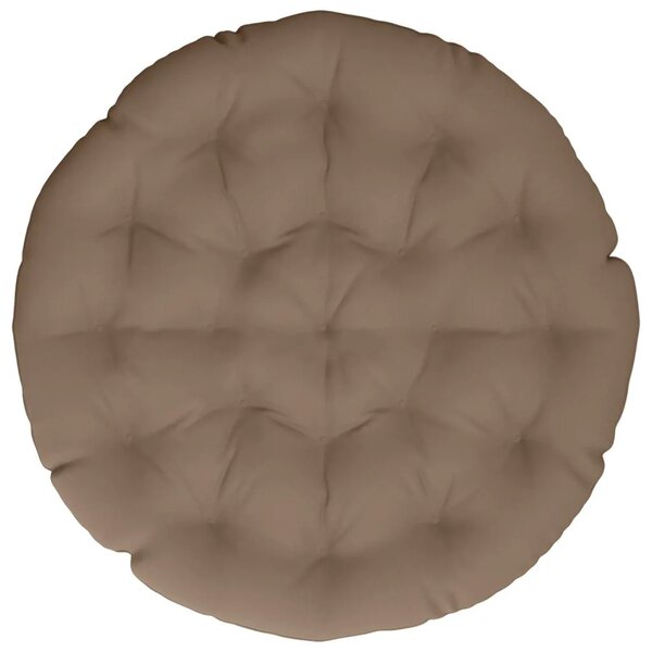 Papasan jastučić VIANEN 100% poliester Sivosmeđa Ø 100 x 12 cm - Sivosmeđa 100 x 100 x 12 cm