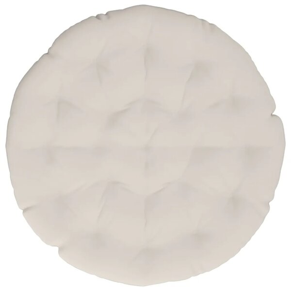 Papasan jastučić VIANEN 100% poliester Bijela Ø 100 x 12 cm - Bijela 100 x 100 x 12 cm