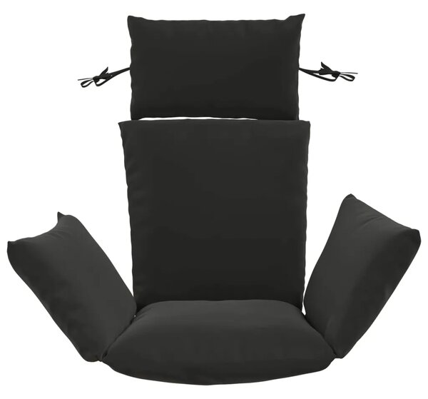 Adirondack Jastučić PUTTEN 100% poliester Crna 60 x 145 x 10 cm - Crna Poliester