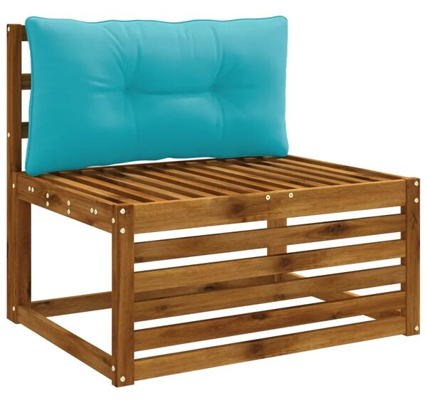 Jastučić za leđa PUTTEN 100% poliester Tirkizna 70 x 40 x 10 cm - Tirkizna 70 x 40 x 10 cm Poliester