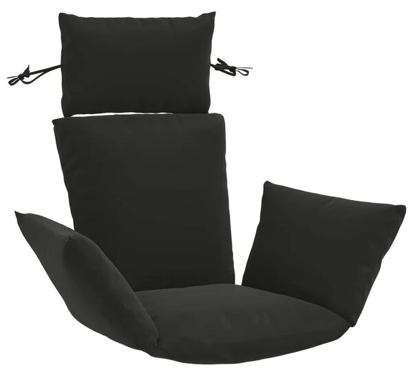 Adirondack Jastučić PUTTEN 100% poliester Crna 60 x 145 x 10 cm - Crna Poliester