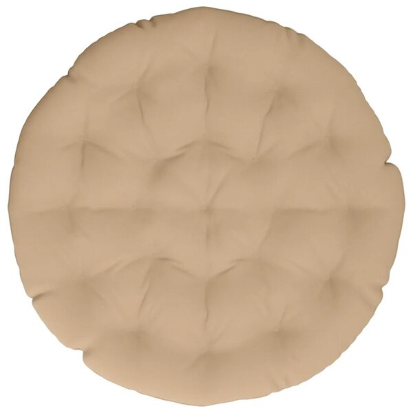 Papasan jastučić VIANEN 100% poliester Pijesak Ø 100 x 12 cm - Pijesak 100 x 100 x 12 cm