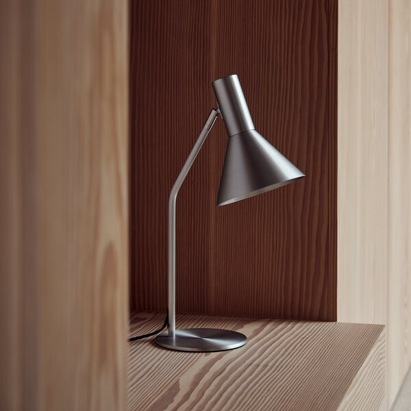 FRANDSEN Lyss stolna lampa, boja aluminija, metal, 50 cm, E27, Metalik, Dnevni boravak/blagovaonica, Aluminij