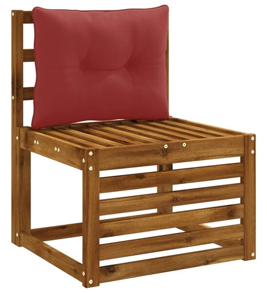 Jastučić za leđa PUTTEN 100% poliester Vinska crvena - boja crnog vina 60 x 40 x 10 cm Poliester