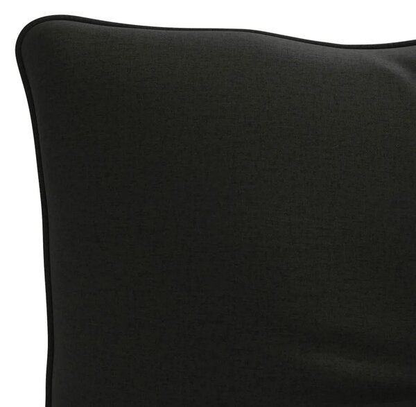 Jastučić za leđa PUTTEN 100% poliester Crna 60 x 40 x 10 cm - Crna 60 x 40 x 10 cm Melange