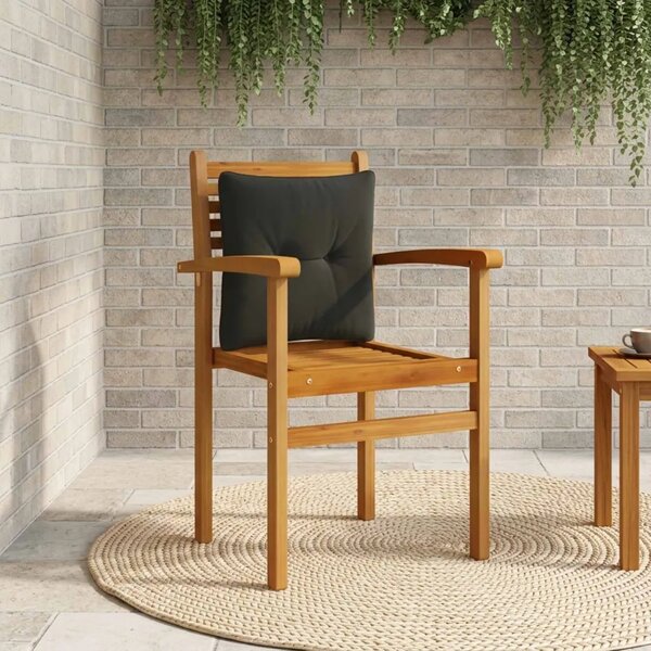 Jastučić za leđa PUTTEN 100% poliester Crna 40 x 40 x 10 cm - Crna 40 x 40 x 10 cm Poliester