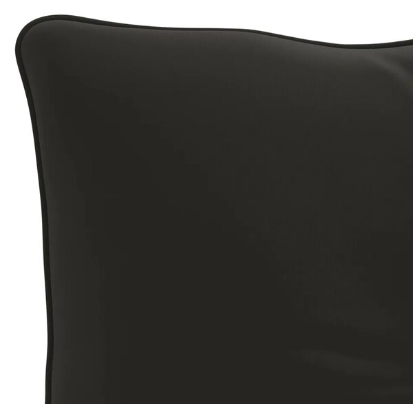 Jastučić za leđa PUTTEN 100% poliester Crna 70 x 40 x 10 cm - Crna 70 x 40 x 10 cm Poliester