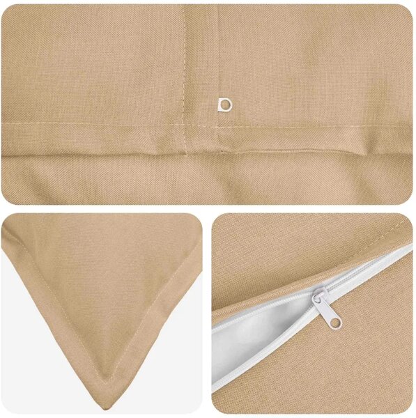 Jastuk s jastukom HOUTEN Krem 40 x 145 cm Umjetni lan - Krem 40 x 145 cm 1