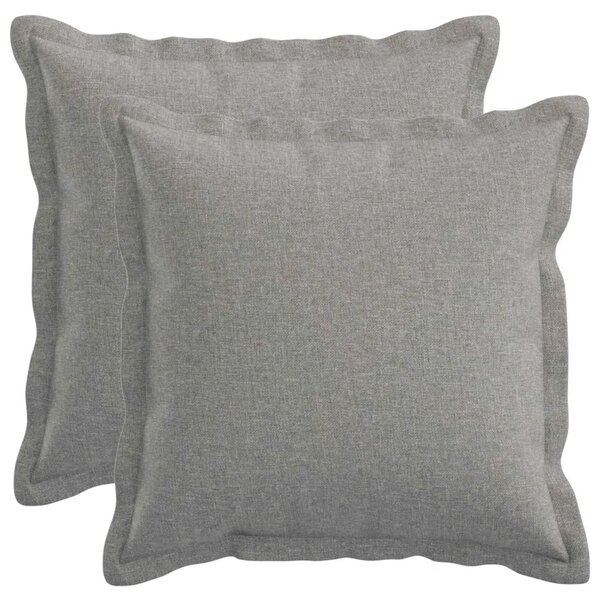 Presvlaka za jastuk 2 pcs HOUTEN Oblačnosiva 40 x 40 cm - Siva tkanina oblak 40 x 40 cm 2