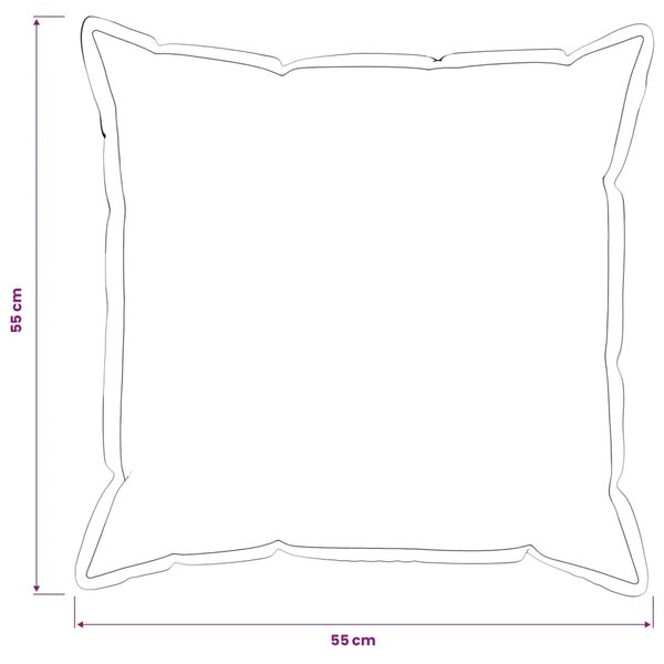 Presvlaka za jastuk 2 pcs HOUTEN Traper plava 55 x 55 cm - Trapere plave boje 55 x 55 cm 2
