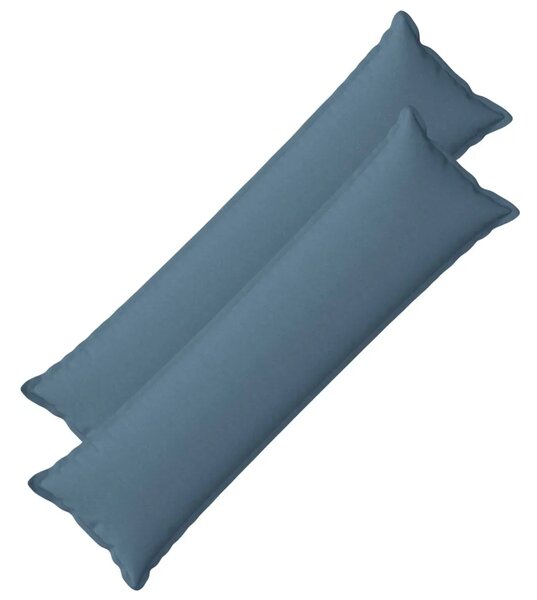 Jastuk s jastukom HOUTEN 2 kom. Traper plava Umjetni lan - Trapere plave boje 40 x 145 cm 2
