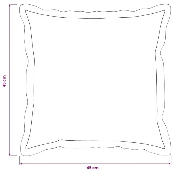 Presvlaka za jastuk 6 pcs HOUTEN Traper plava 45 x 45 cm - Trapere plave boje 45 x 45 cm 6