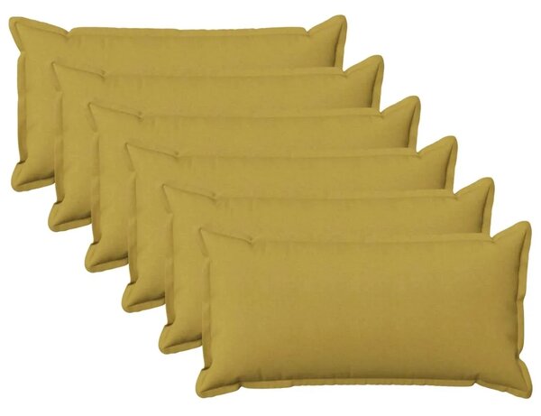 Presvlaka za jastuk 6 pcs HOUTEN Svijetlo zelena 40 x 80 cm - Svijetlo zelena 40 x 80 cm 6