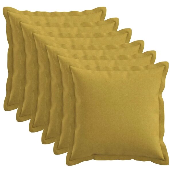 Presvlaka za jastuk 6 pcs HOUTEN Svijetlo zelena 45 x 45 cm - Svijetlo zelena 45 x 45 cm 6