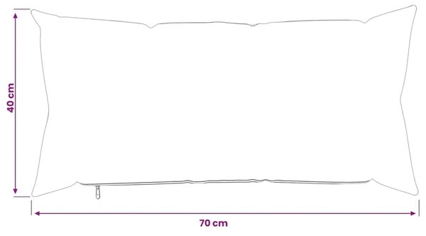Presvlaka za jastuk 2 kom. HEERLEN Traper plava 40 x 70 cm - Trapere plave boje 40 x 70 cm 2