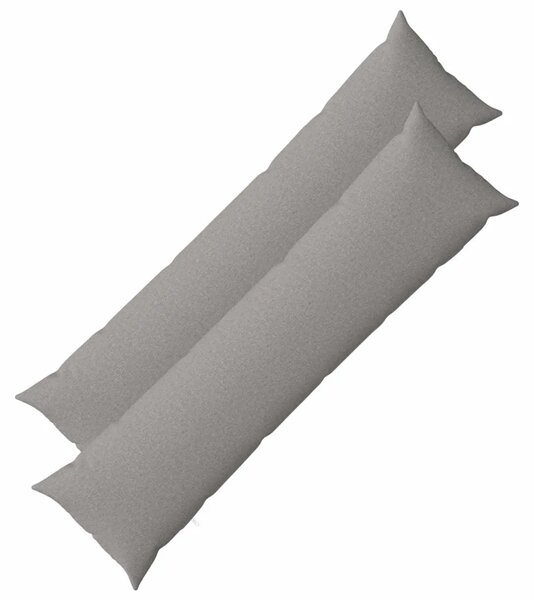 Presvlaka za jastuk 2 kom. HEERLEN Oblačnosiva 40 x 145 cm - Siva tkanina oblak 40 x 145 cm 2