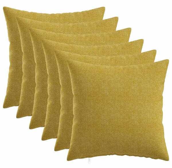 Presvlaka za jastuk 6 kom. HEERLEN Svijetlo zelena 30 x 30 cm - Svijetlo zelena 30 x 30 cm 6