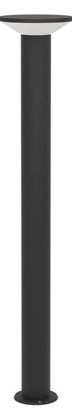 EGLO Rigosa LED svjetiljka za stazu, crna, visina 100 cm, metal, Crno, Metal