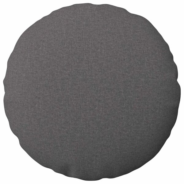 Presvlaka za jastuk 2 kom. HEERLEN Svjetlosiva Ø 40 cm Tkanina - Svjetlosiva Ø 40 cm 2