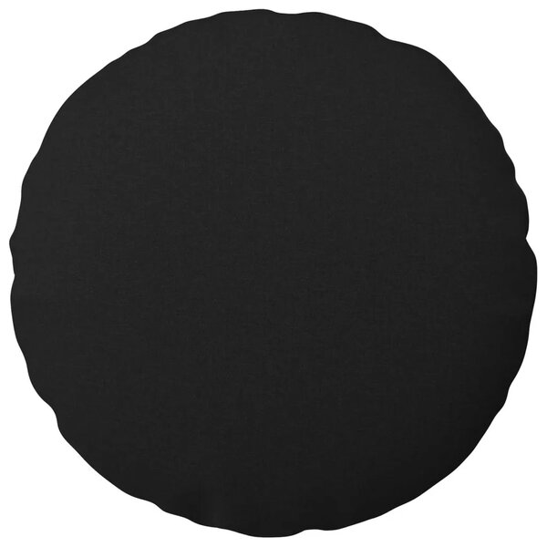 Presvlaka za jastuk 6 kom. HEERLEN Crna Ø 40 cm Tkanina - Crna Ø 40 cm 6