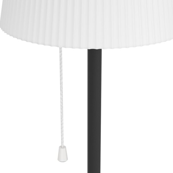 EGLO Scordiano-L Solarna LED lampa za terasu, crna, visina 120 cm, Crno, Metal