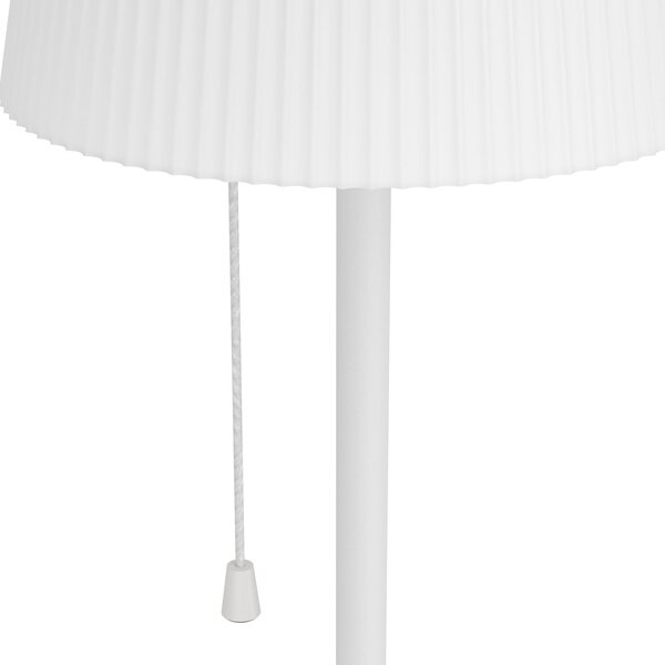 EGLO Scordiano-L Solarna LED lampa za terasu, bijela, visina 120 cm, Bijela, Metal