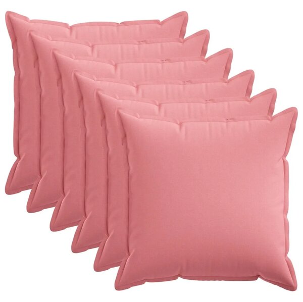 Presvlaka za jastuk 6 pcs HOUTEN Ružičasta 80 x 80 cm - Ružičasta 80 x 80 cm 6