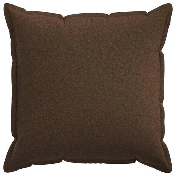 Presvlaka za jastuk 2 pcs HOUTEN Smeđa 80 x 80 cm Umjetni lan - Smeđa 80 x 80 cm 2