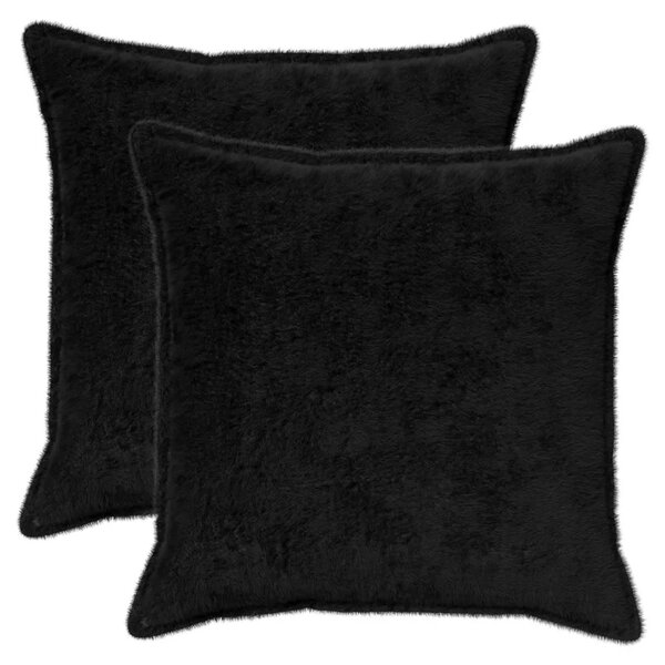 Presvlaka za jastuk 2 kom. HOUTEN Crna 65 x 65 cm - Crna 65 x 65 cm 2