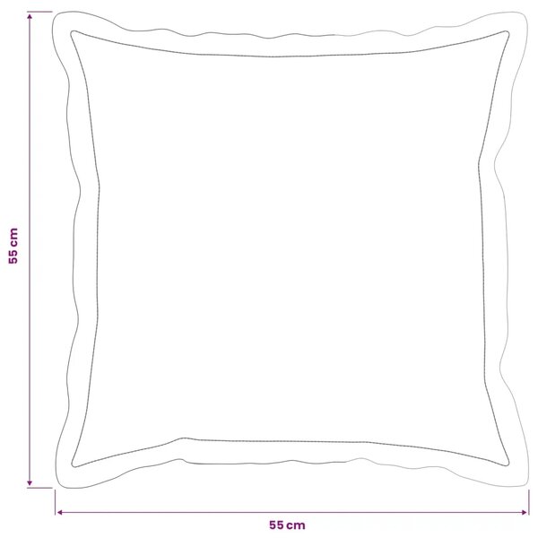 Presvlaka za jastuk 6 kom. HOUTEN Svjetloplava 55 x 55 cm - Svjetloplava 55 x 55 cm 6