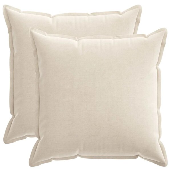 Presvlaka za jastuk 2 kom. HOUTEN Krem 60 x 60 cm - Krem 60 x 60 cm 2