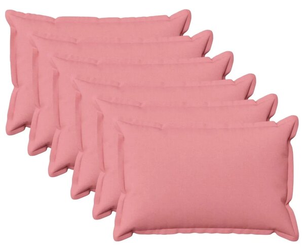 Presvlaka za jastuk 6 pcs HOUTEN Ružičasta 40 x 60 cm - Ružičasta 40 x 60 cm 6